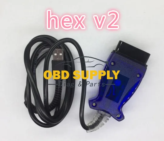 V2 Автомобильный Диагностический кабель obd16pin для Kline и CAN BUS VAG 19 6 шестигранный audi vw