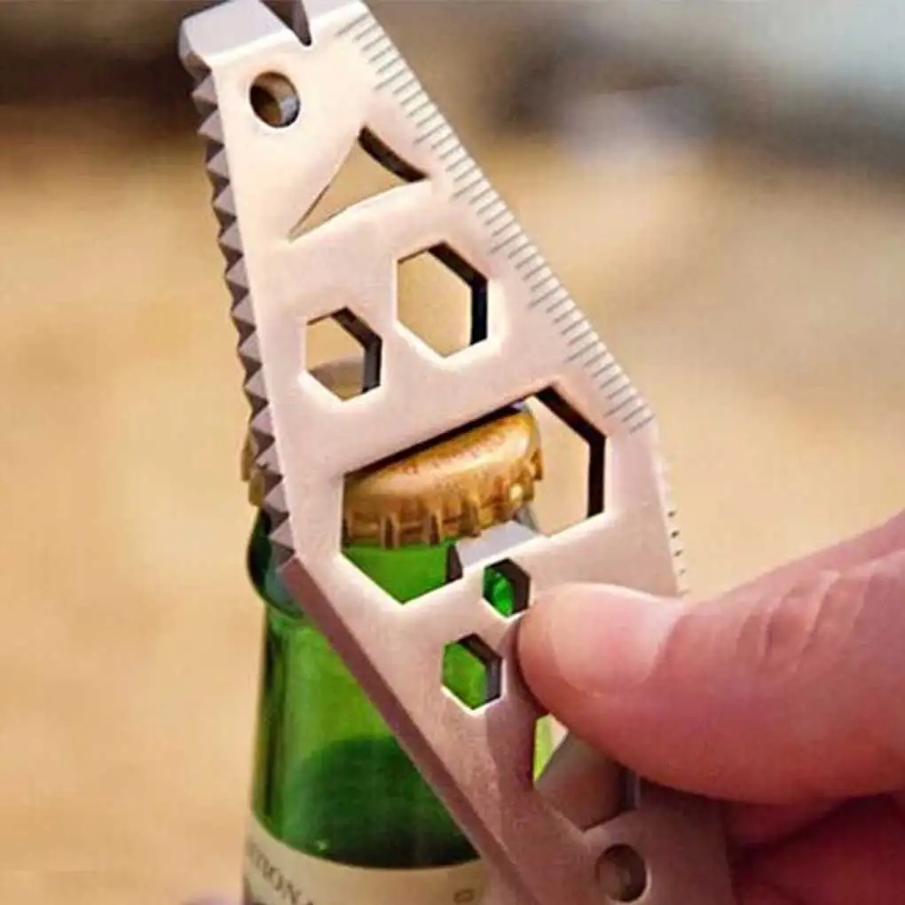 Уличный многофункциональный ключ-брелок из нержавеющей стали шестигранный