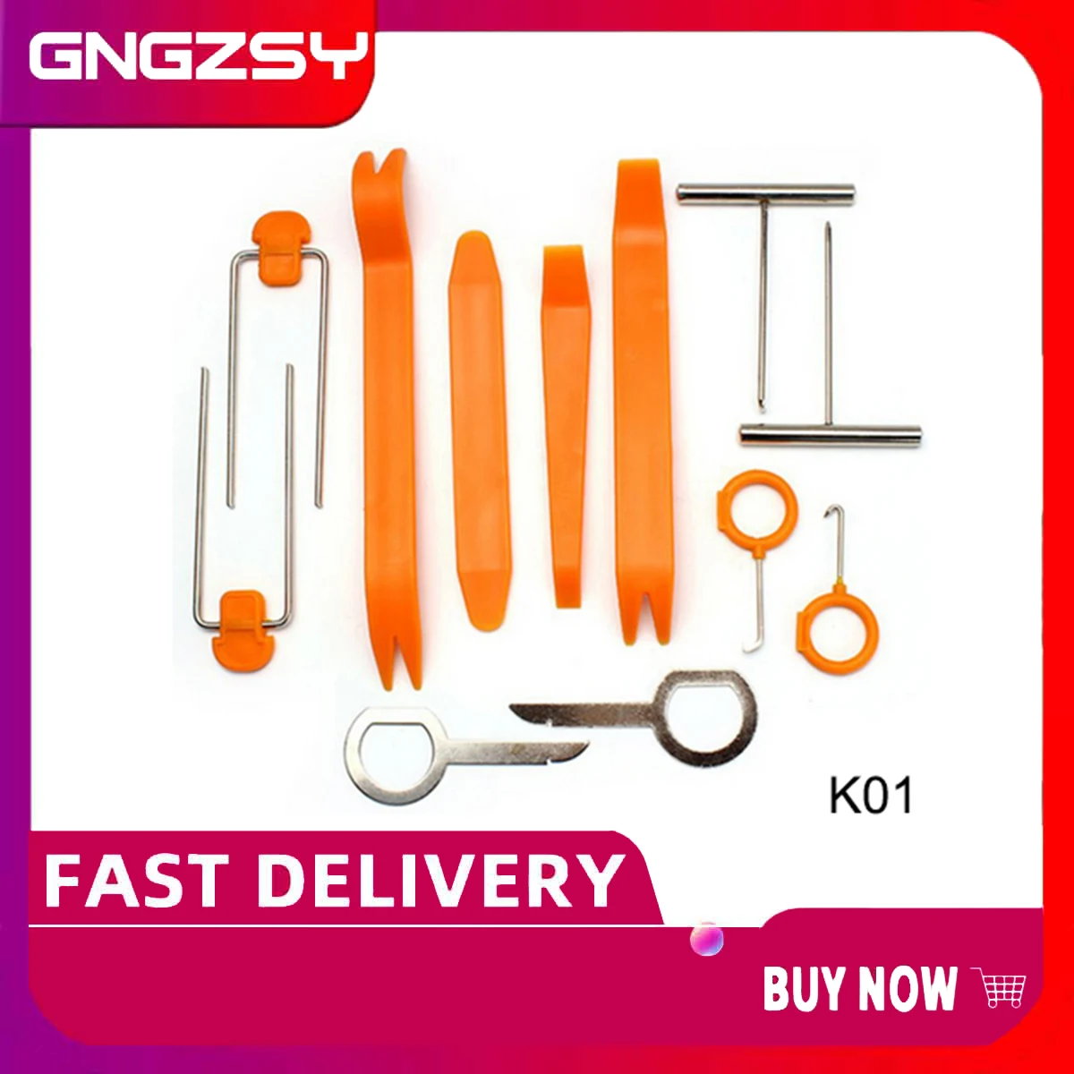 12 шт./компл. автомобильная Дверная панель аудио демонтаж удаление установка