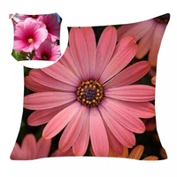 beautiful pillow case soft touch polyester 18 inch floral pattern cushion slipcase throw pillow cover cushion case