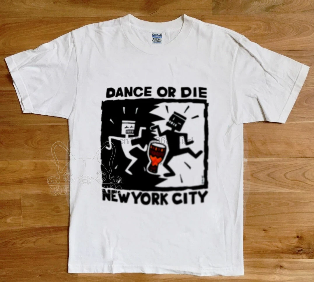 Новый Кит Харинг Винтаж 1990 танцы или под давлением Нью Йорк Футболка размеров S