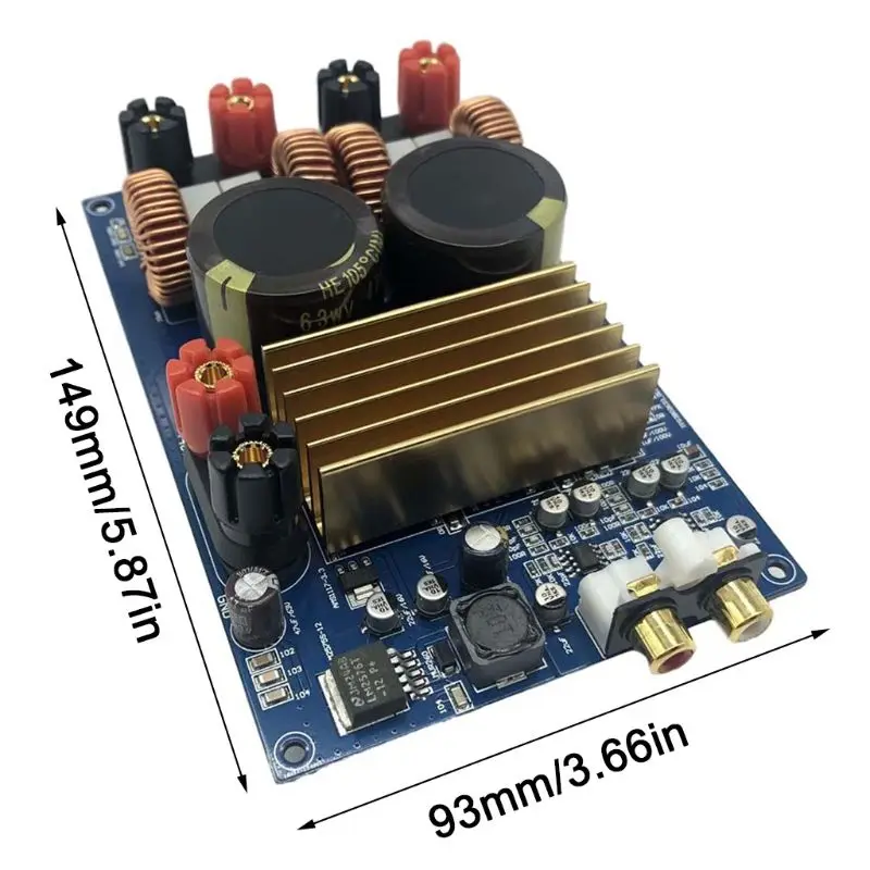 

Class D TPA3255 HIFI Digital Amplifier Board Digit Power AMP Circuit Module 300W + 300W DC 48V 4700UF/63V