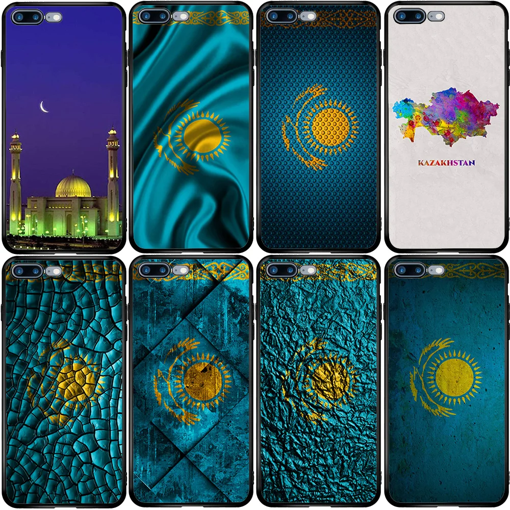 Cover Case for Huawei Honor Mate 10 20 30 P10 P20 P30 P40 Lite E P Smart Plus Z 2019 2020 Y9 Prime Kazakhstan Flag Map|Бамперы| |
