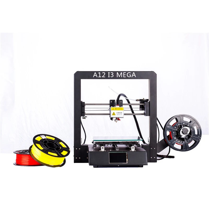 A12 3D принтер I3 Mega размера плюс полностью металлический каркас платформа рабочий