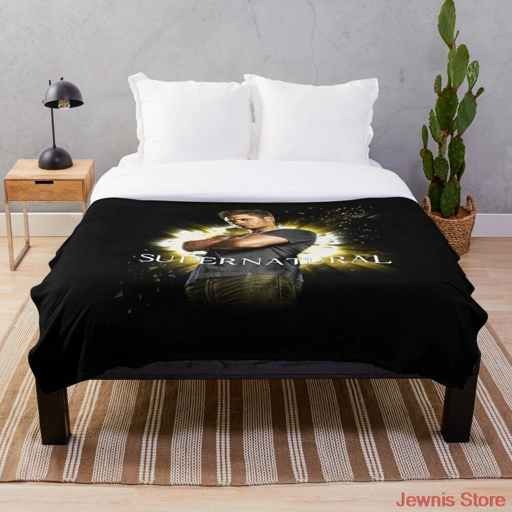 

Dean Winchester Supernatural Throw Blanket Fleeceon Bed/Crib/Couch Adult Baby Girls Boys Kids Gift