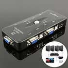 Квм-Консоль Ingelon с 4 портами, USB 2,0, VGA, сплиттер, принтер, мышь, клавиатура, флеш-накопитель, коммутатор 1920*1440, VGA, адаптер-переключатель