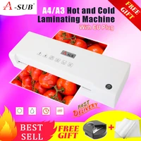a3a4 hot and cold laminating machine for document photo blister packaging plastic film roll laminator