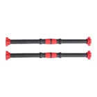 Штанги для гантелей, ручки для тяжелой атлетики, 50 см, с 4 гайками, для тренажерного зала, штанги, штанги, 2 шт.