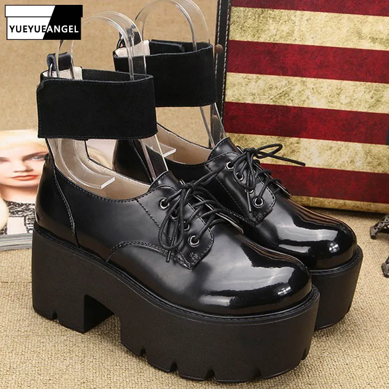 Туфли женские из натуральной кожи с ремешком на щиколотке туфли лодочки в стиле