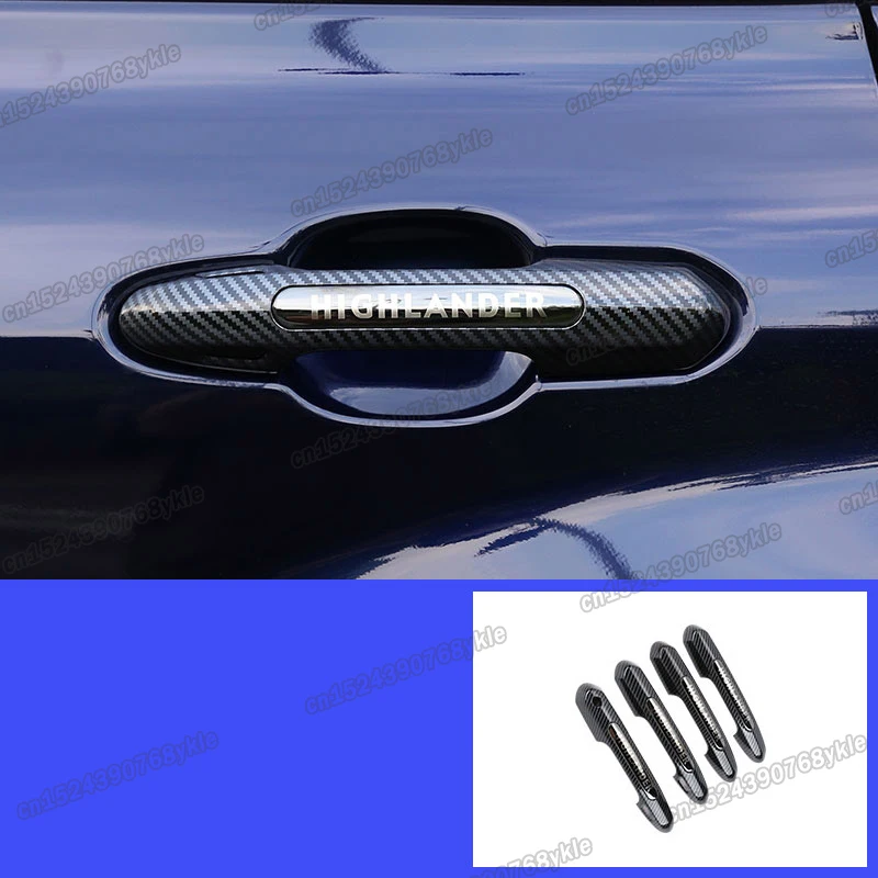 

Карбоновая дверная ручка для toyota highlander 2020 2021 2022 2023 xu70