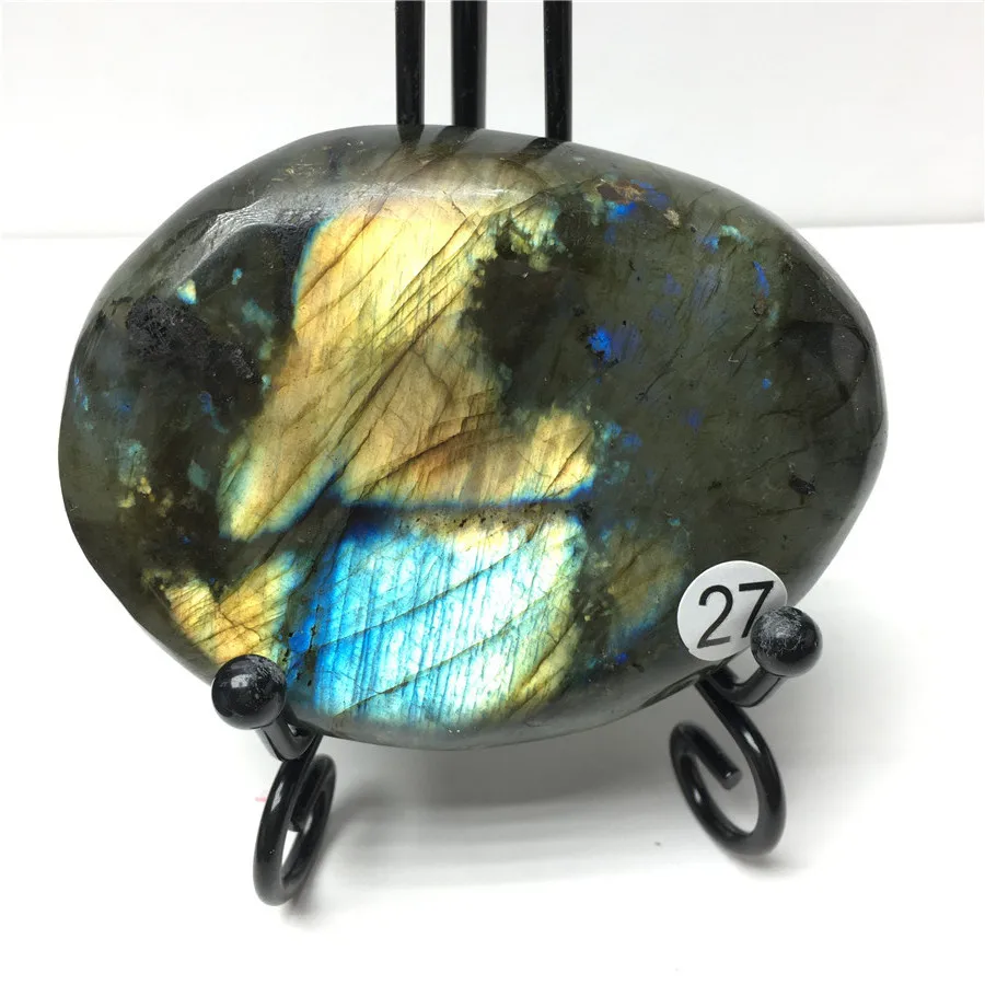 

Natural Blue Labradorite Crystal Hand Stone Moonstone Reiki Healing Madagascar Gemstone Tumble Rock