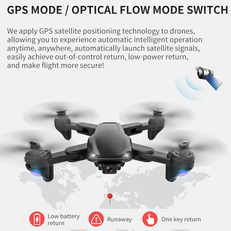 ZLRC SG701/ SG701S Радиоуправляемый GPS Дрон с 5G WiFi FPV 4K двойная HD камера оптический поток