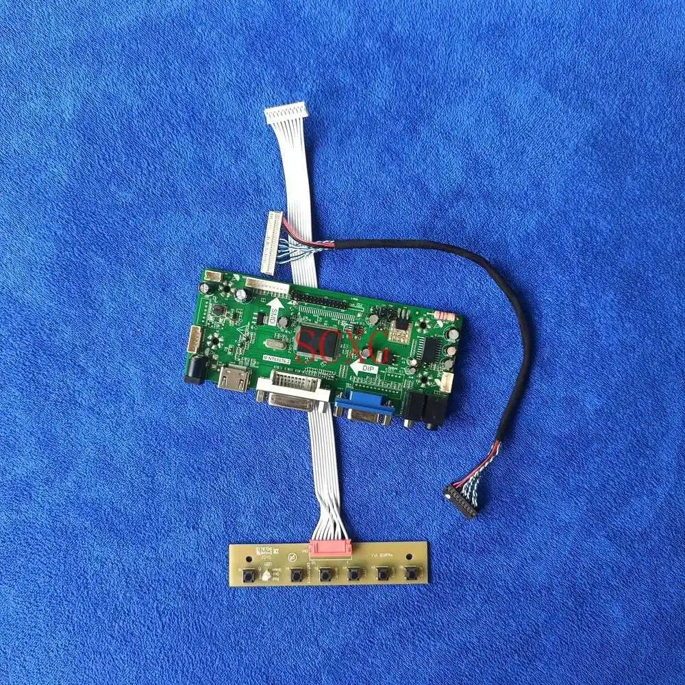 

DIY Kit 1024*600 MNT68676 Drive Controller Board For HSD121PHW1-A01/A03/B00 LED/LCD Display HDMI-compatible DVI VGA LVDS 30 Pin