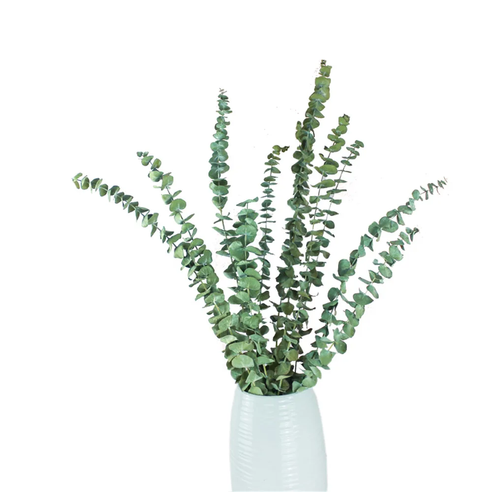 

5 Stems handmade dried real eucalyptus hanging shower bouquet plants natural no preservatives no perfume No Vase