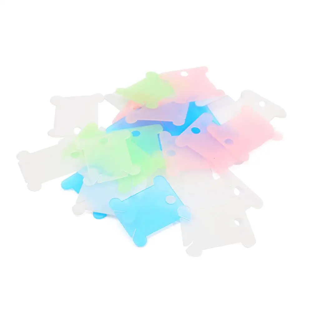 Держатель для ниток для вышивки, 20/50 шт., нить для рукоделия, пластиковый держатель для хранения для вышивки крестиком, карточки для доски для шитья, 35x38 мм