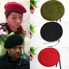 Зимний новый Армейский Берет унисекс из солдатская шляпа шерсти, Регулируемая Кепка