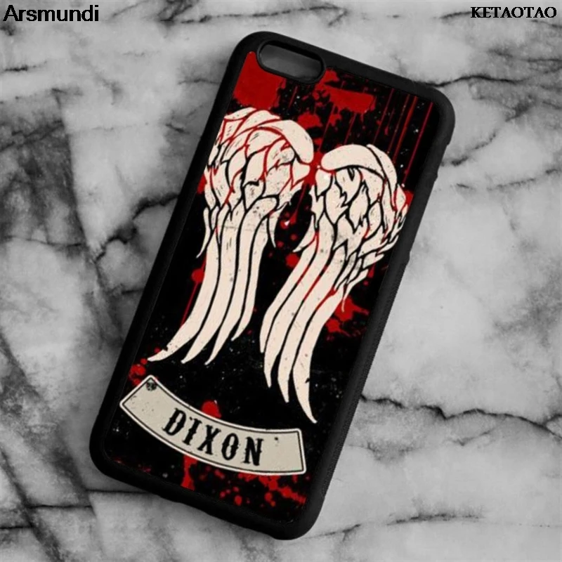 KETAOTAO Walking Dead Daryl Dixon чехлы для телефонов iPhone 4S 5C 5S 6 6S 7 8 Plus X Чехол Мягкий ТПУ