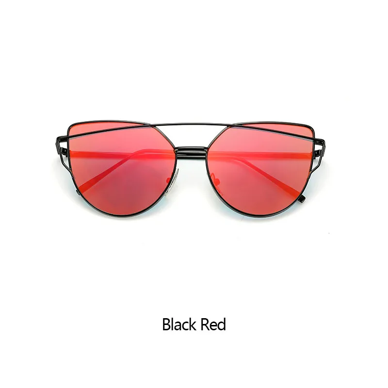 

Epicool Sunglasses Women Classic Cat Eye Sun glasses Alloy Frame Mirror Lens Ladies Fashion Sunglasses Shades oculos UV400