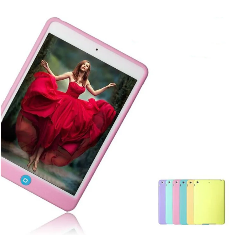 Силиконовый чехол для ipad mini 5 мягкая задняя крышка 4|Чехлы планшетов и электронных