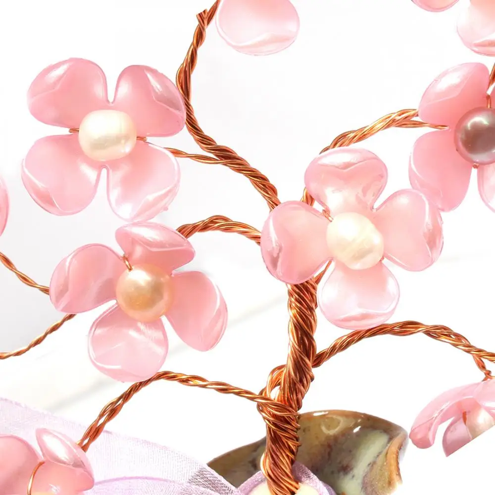 

Pink Crystal Lucky Money Fortune Tree With Pearl Lucky Fortune Wealth Money Tree Trees Feng Shui Decoration Souvenirs For Home