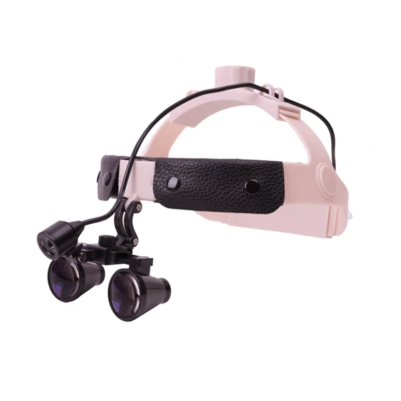 

High Quality 2.5/3.5X420mm Binocular Magnifier Dental Loupes+3W LED Medical Headlight Surgical Headlamp