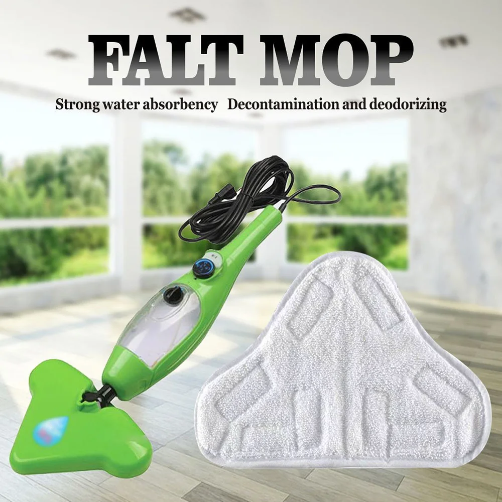 

Треугольная Паровая швабра, сменная насадка для мытья, моющаяся микрофибра, многоразовая ткань