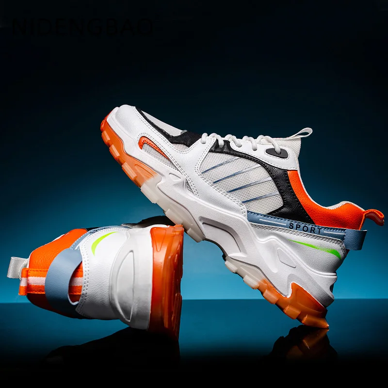 Men Sneakers Running Shoes Mesh Breathable Soft Comfortable Non Slip Male Causal Trainers Walking Jogging Sports Shoes