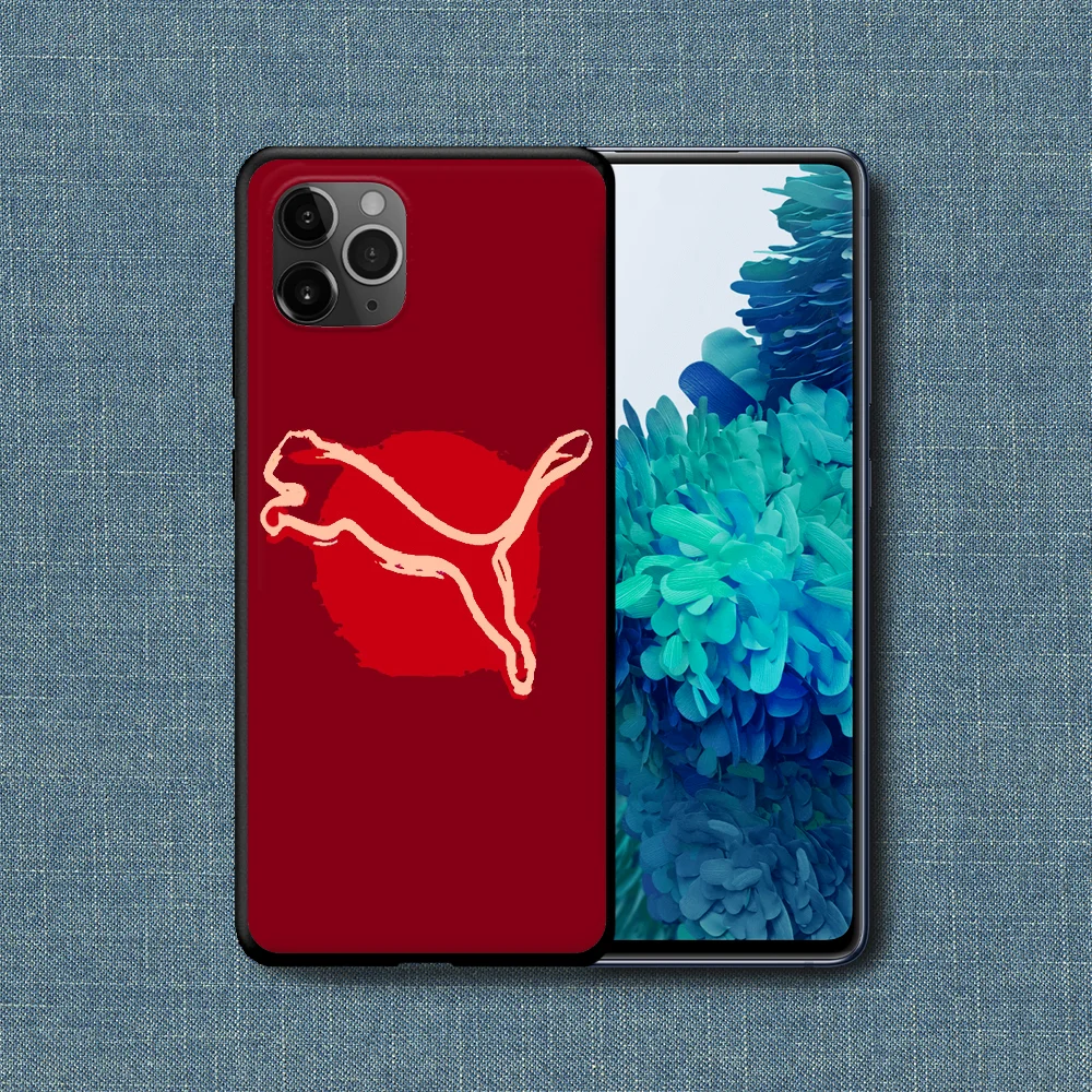 

Puma Fashion Brand Phone Case For iPhone 4 4s 5 5S SE 5C 6 6S 7 8 Plus X XS XR 11 12 Mini Pro Max 2020 black Waterproof Pretty