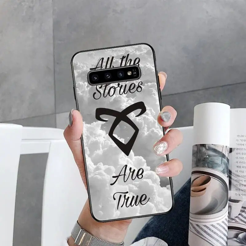 

Coque Shadowhunters Runes Phone Case For Samsung Galaxy S5 S6 S7 S8 S9 S10 S10e S20 edge plus lite