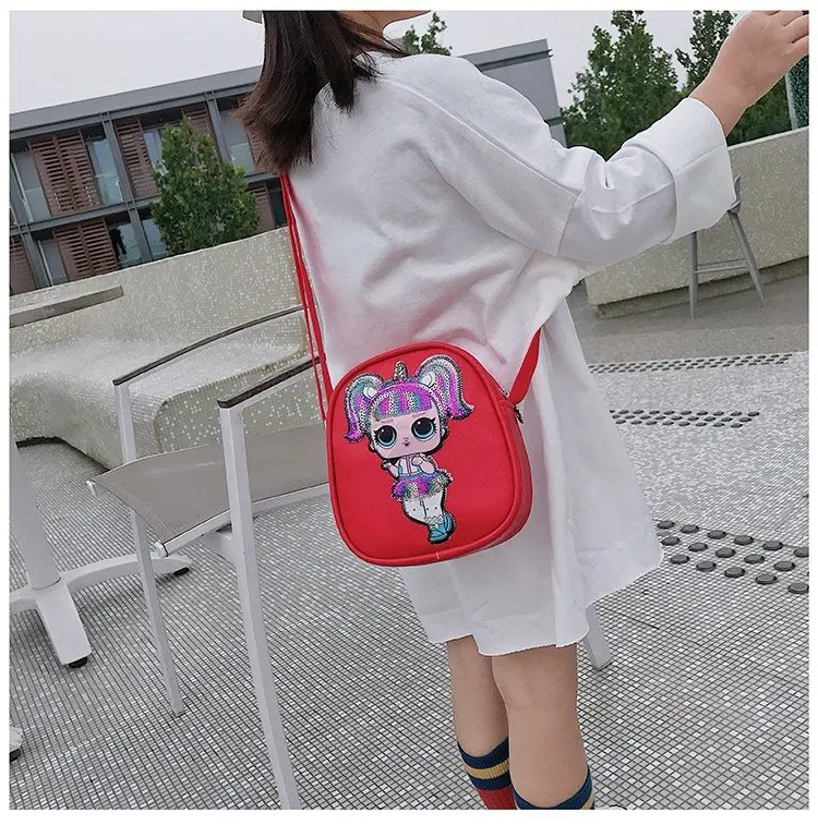 

Kawaii New LOL Suprise Shoulder Bags 16cm Anime LOL Dolls Kids Girl's Fashion Bag Birthday Christmas Gift Toys for Children
