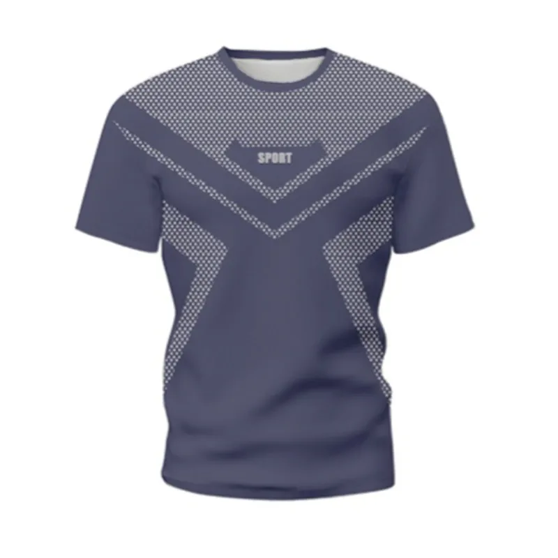 

Men's O-Neck T-shirt Shorts Set Summer Breathable Casual T Shirt Running Set Fashion Harajuku Printed Male Sport Suit New