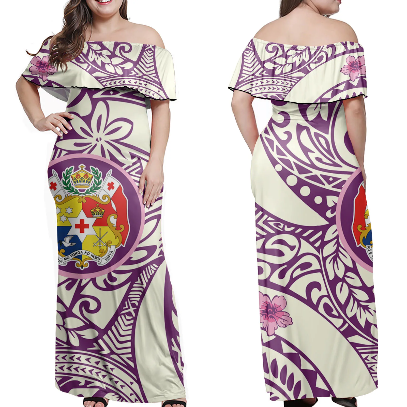 Женское платье с открытыми плечами летнее красное цветочным принтом коротким