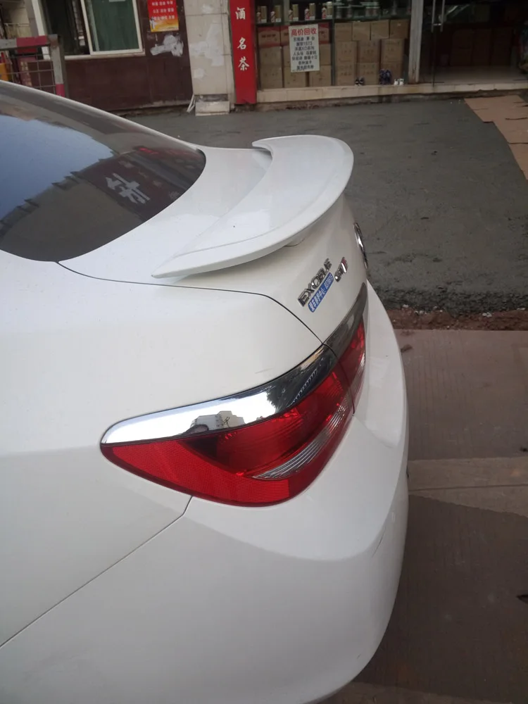 Для kia Forte спойлер высокого качества ABS Материал заднего крыла автомобиля Спойлер