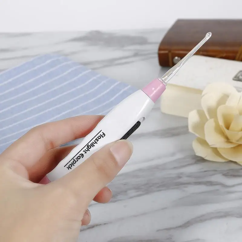 Новый шприц для чистки ушей со светодиодным освещением|Ушная спринцовка| |