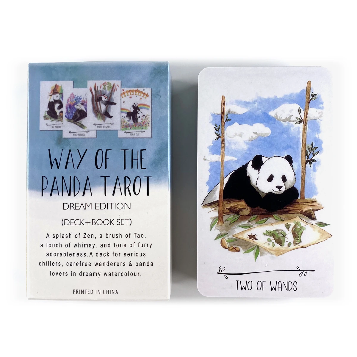 Настольная игра для отдыха и вечеринок Way Of The Panda Tarot Deck высококачественные