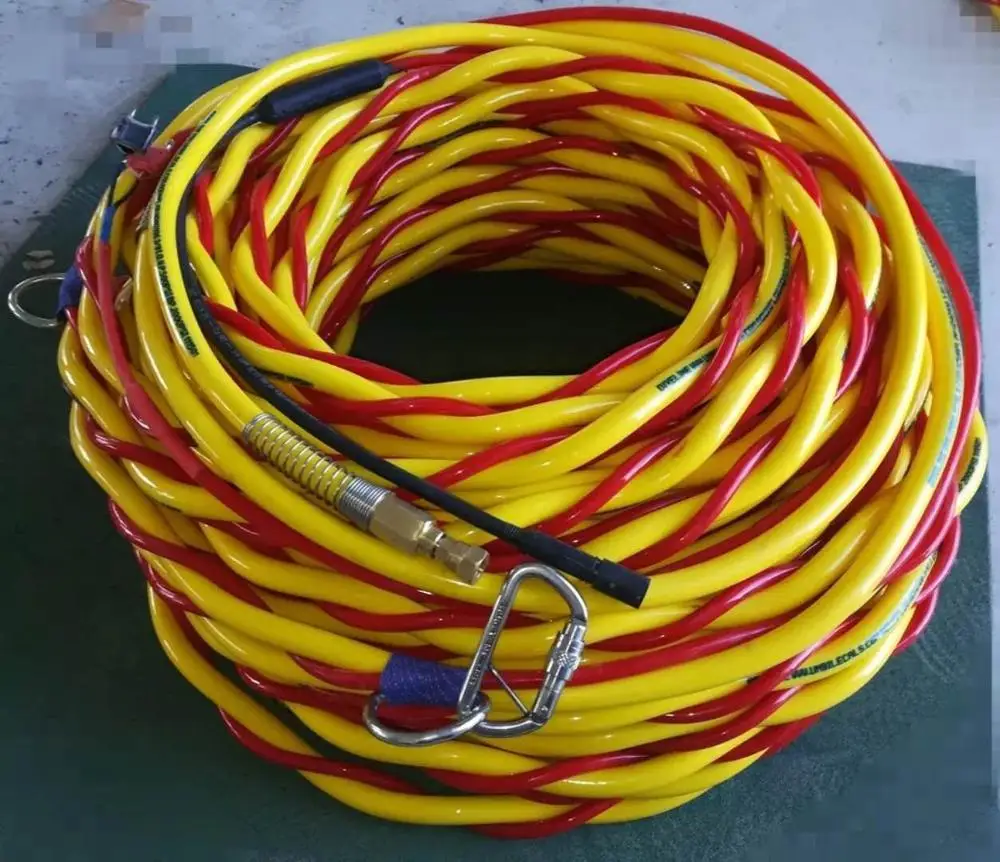 

import Diving helmet connector pipe connecting air compressor air pump 2 in 1 umbilical tube oxygen tube FOR Morgan 18 B