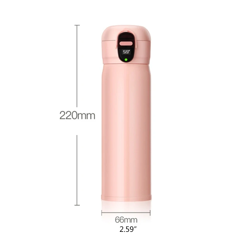 

Portable Smart Drinking Reminder Thermos Cup TDS Water Quality Testing Vacuum