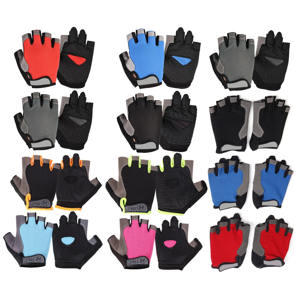 

Cycling Gloves Half Finger Men Women Summer Sports Breathable Mesh Bike Gloves