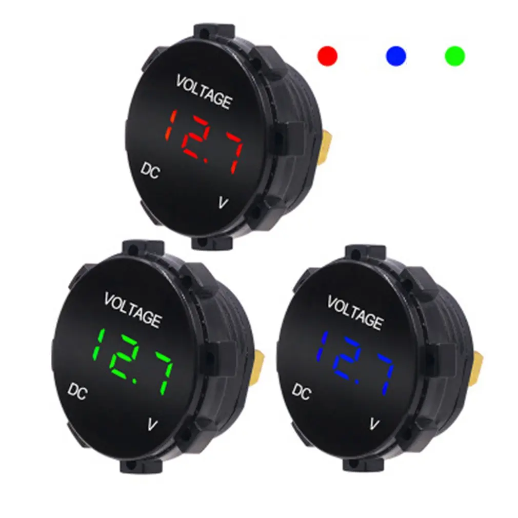 

Car Modified Instrument Car Voltmeter Meter Universal Design With Light Automobile Assembly Parts And Equipment
