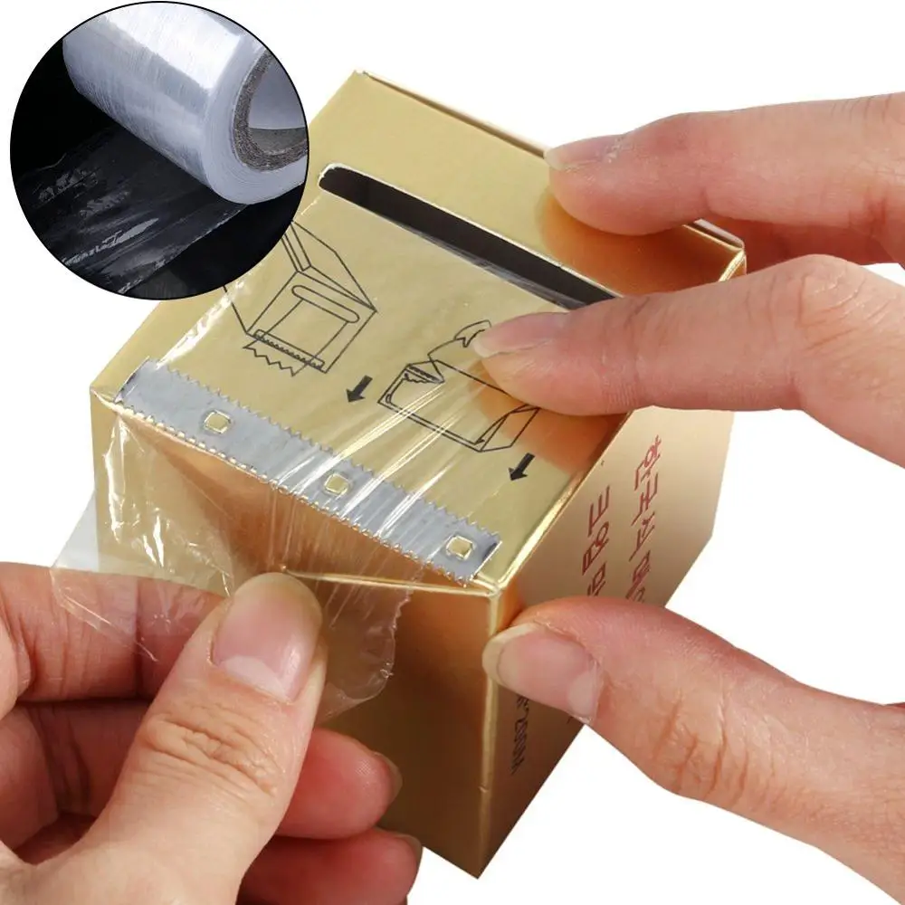 

Tattoo Preservative Film, 2 Box/Set Semipermanent Permanent Clear Plastic Disposable Eyebrow Makeup Supplies Wrap Cover Tape