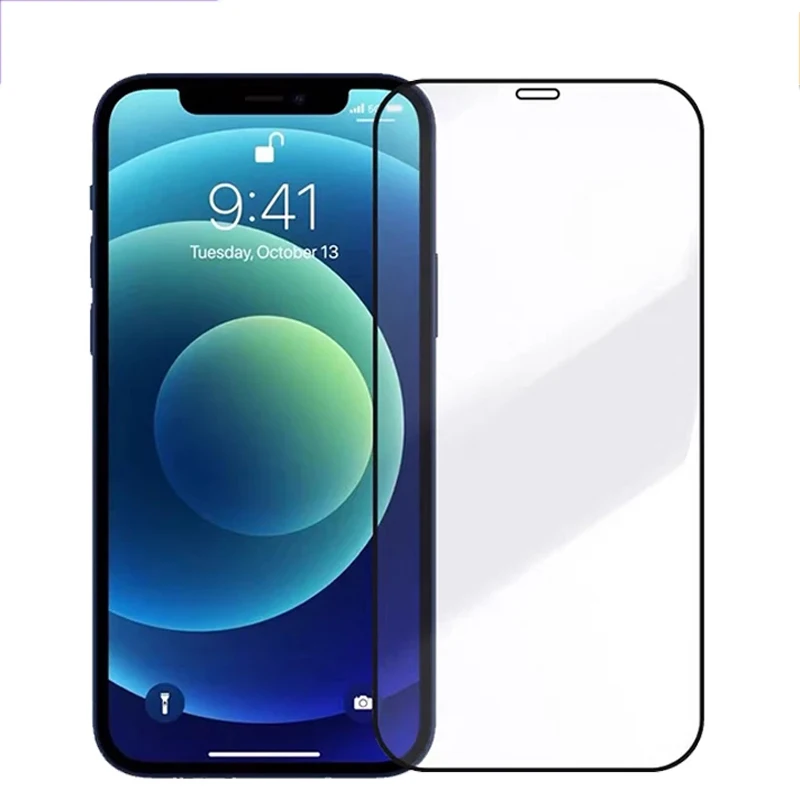 

Закаленное стекло с полным покрытием для iPhone 12 Mini 11 12 Pro X XS Max XR 6 6S 7 8 Plus SE 2020, Защитное стекло для экрана, защитная пленка