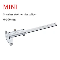 mini stainless steel vernier caliper 0 100mm measuring tool 0 02mm high precision measuring instrument working measuring caliper