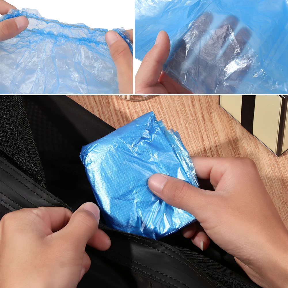 5 пар водонепроницаемых чехлов для обуви толстые пластиковые одноразовые