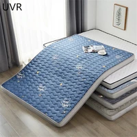 uvr thicken latex mattress breathable padded foldable floor tatami high quality soft bed mat home hotel mattress