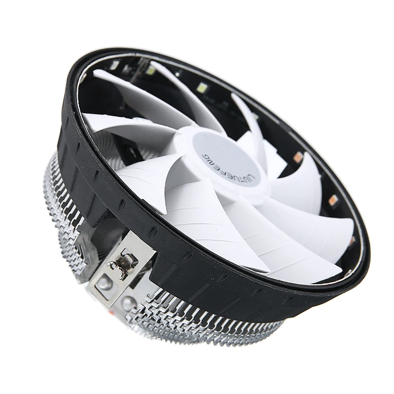 Для Intel LGA1156/1155/AM3 + AM2 +/FM1 розетка 1 шт. 12 см RGB CPU вентилятор охладитель тихий