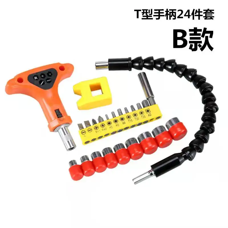 

Электрическая дрель, аксессуары для электрической дрели, набор головок, ручка намагничивателя, Универсальный гибкий вал