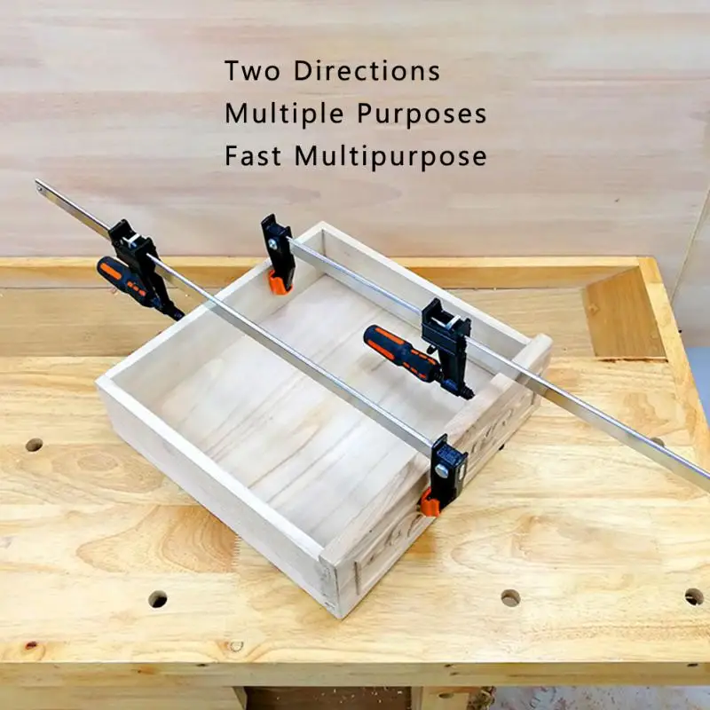 Регулируемый F Зажим Быстрый трещотка против скольжения DIY портативный