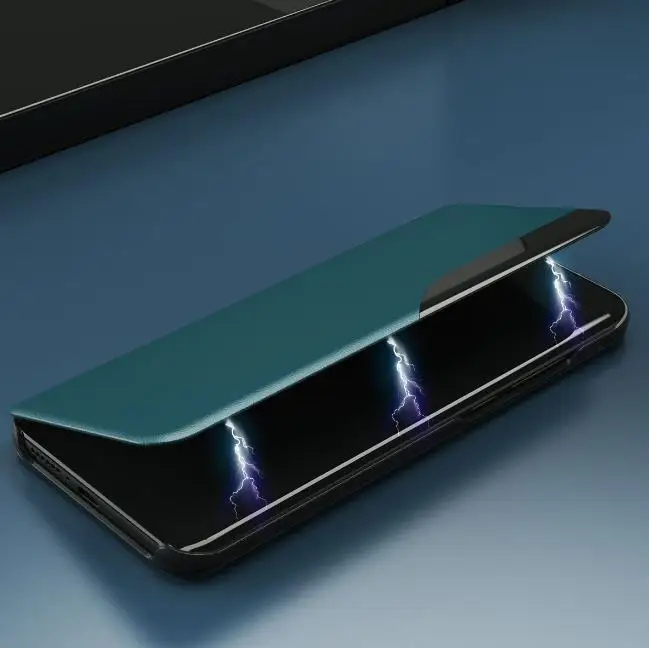 Кожаный чехол книжка с окошком для Samsung Galaxy S20 FE S8 S9 S10 Plus Note 10 Lite 9 8 20|Бамперы| |
