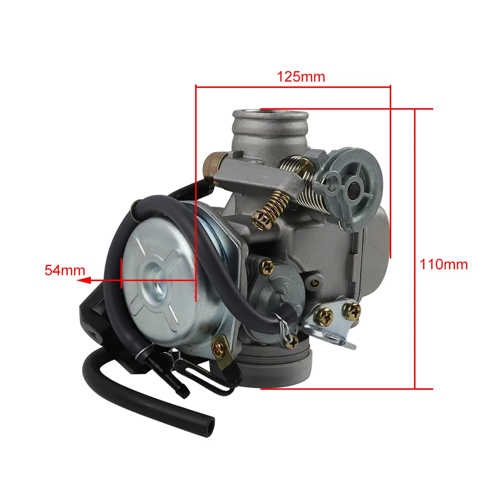 

FLYPIG 24mm Carburetor Carb for GY6 110CC 125CC 150CC Scooter Go Kart Howhit Go Cart 4 Stroke Motorcycle Accessories