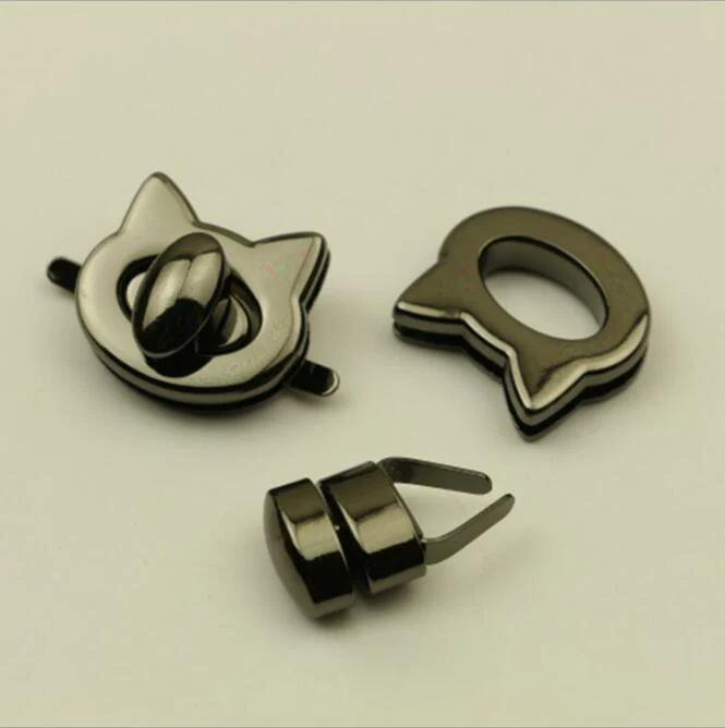 (10 шт./лот) металлическая фурнитура для ручных сумок и кошельков застежка в форме